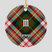 Clan Carnegie Dress Tartan Ceramic Ornament