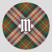 Clan Carnegie Dress Tartan Classic Round Sticker