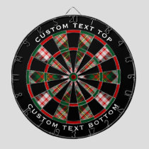 Clan Carnegie Dress Tartan Dart Board