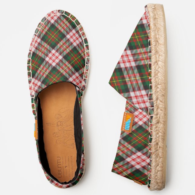 Clan Carnegie Dress Tartan Espadrilles (Side)