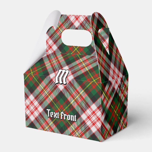 Clan Carnegie Dress Tartan Favor Boxes (Front Side)