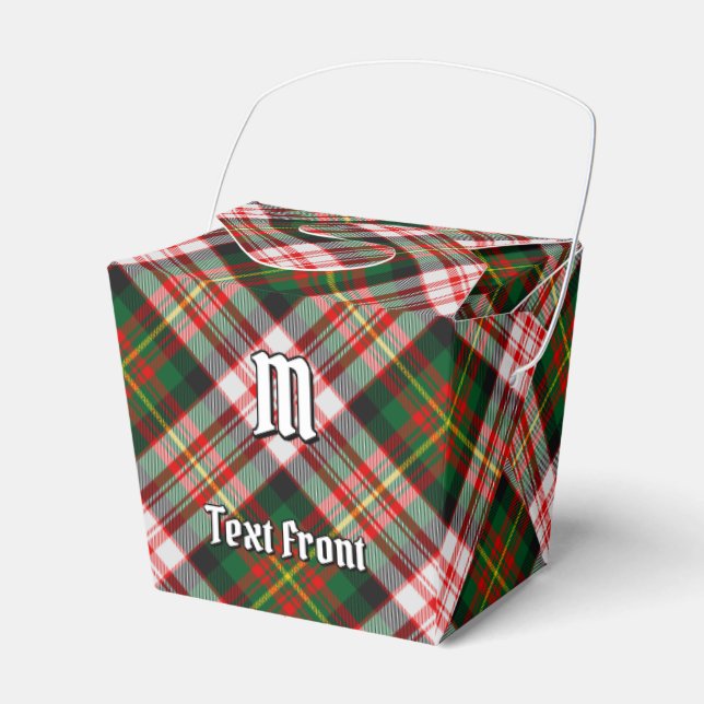 Clan Carnegie Dress Tartan Favor Boxes (Front Side)
