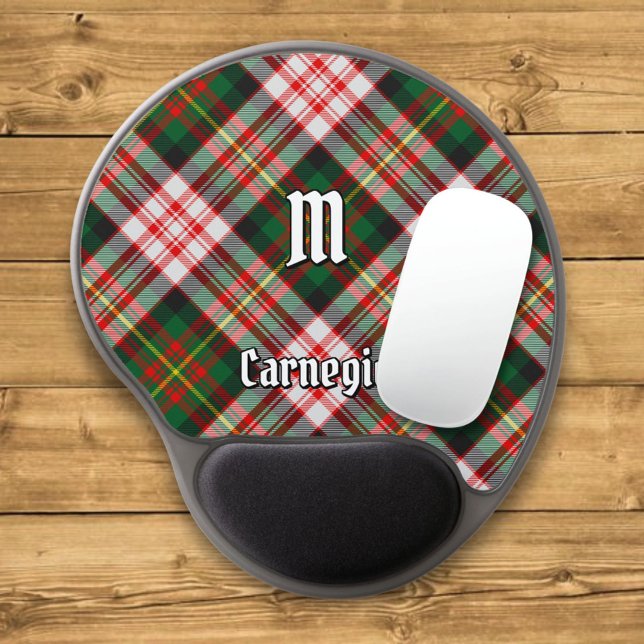 Clan Carnegie Dress Tartan Gel Mouse Pad (Creator Uploaded)