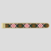 Clan Carnegie Dress Tartan Gold Finish Tie Bar