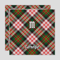 Clan Carnegie Dress Tartan Invitation