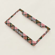 Clan Carnegie Dress Tartan License Plate Frame