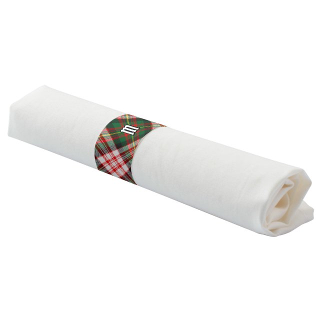 Clan Carnegie Dress Tartan Napkin Bands (Angled)