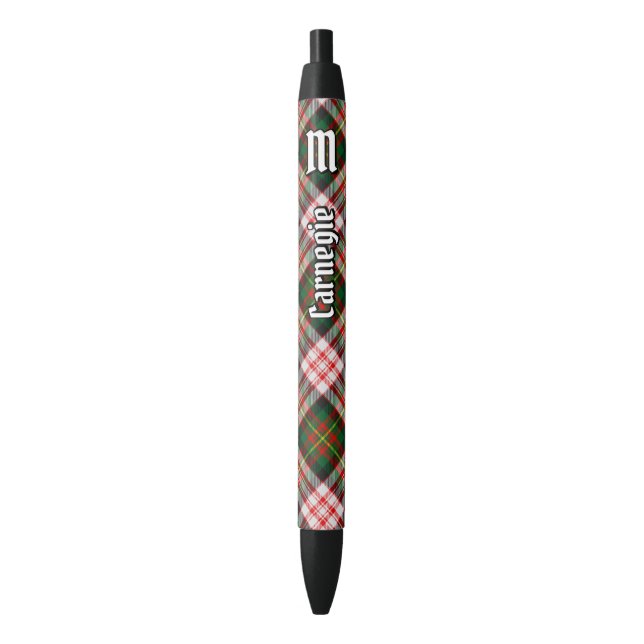 Clan Carnegie Dress Tartan Pen (Front Vertical)
