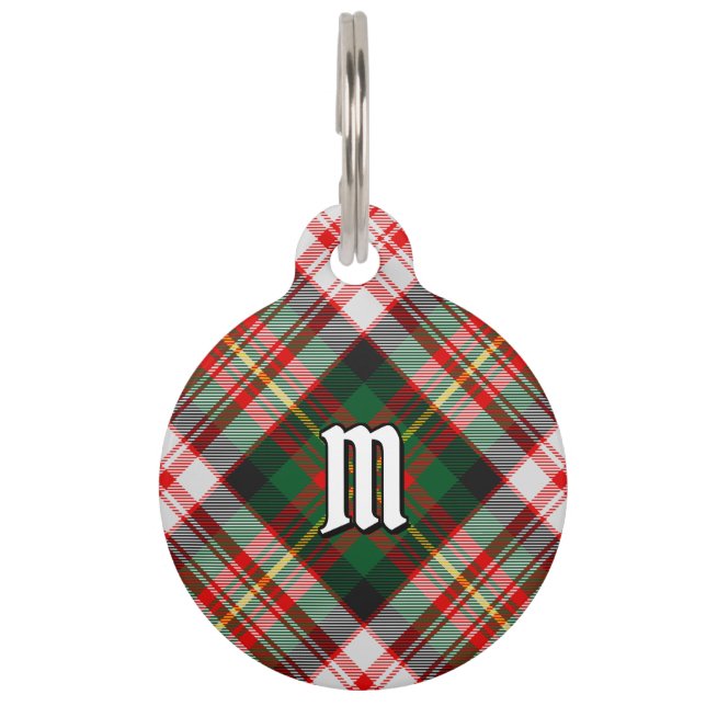 Clan Carnegie Dress Tartan Pet ID Tag (Front)