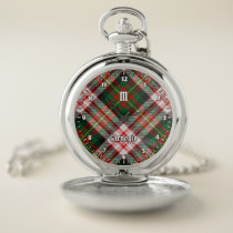 Clan Carnegie Dress Tartan Pocket Watch