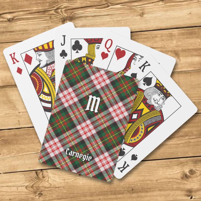 Clan Carnegie Dress Tartan Poker Cards (Creator Uploaded)