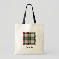 Clan Carnegie Dress Tartan Tote Bag