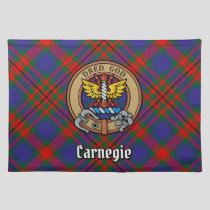 Clan Carnegie over Tartan Cloth Placemat