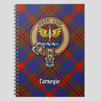 Clan Carnegie over Tartan Notebook