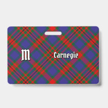 Clan Carnegie Tartan Badge