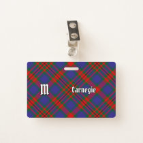 Clan Carnegie Tartan Badge