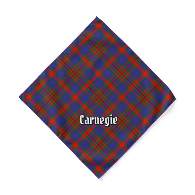 Clan Carnegie Tartan Bandana (Front)