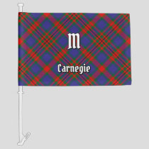 Clan Carnegie Tartan Car Flag