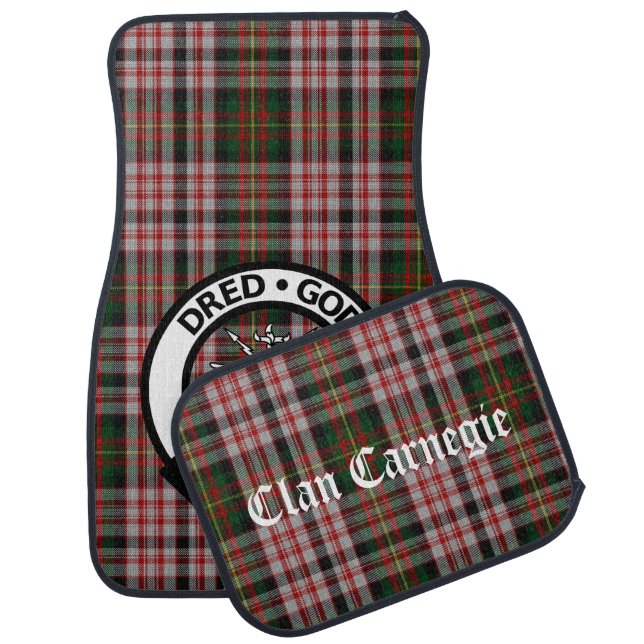 Clan Carnegie Tartan Car Mats (Set)