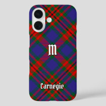Clan Carnegie Tartan iPhone 16 Case
