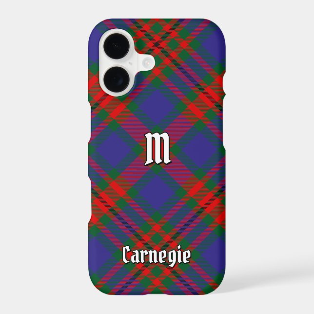 Clan Carnegie Tartan Case-Mate iPhone Case (Back)