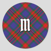 Clan Carnegie Tartan Classic Round Sticker