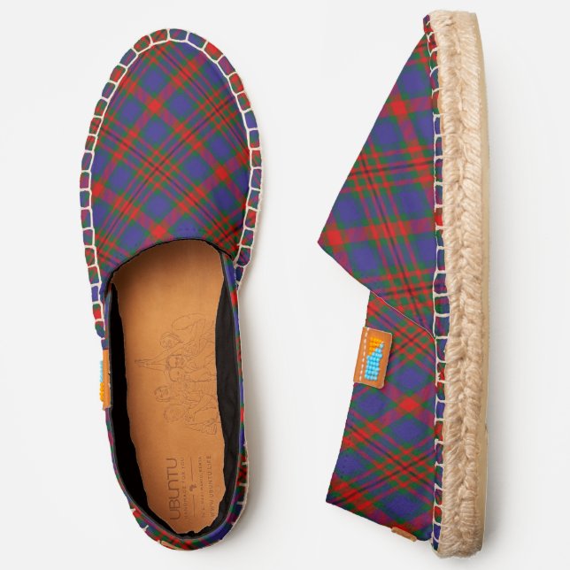 Clan Carnegie Tartan Espadrilles (Side)