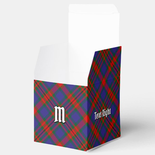 Clan Carnegie Tartan Favor Boxes (Opened)