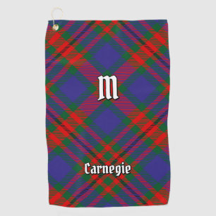 Clan Carnegie Tartan Golf Towel