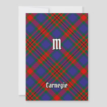 Clan Carnegie Tartan Invitation