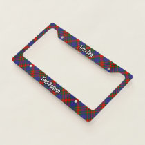 Clan Carnegie Tartan License Plate Frame