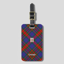 Clan Carnegie Tartan Luggage Tag
