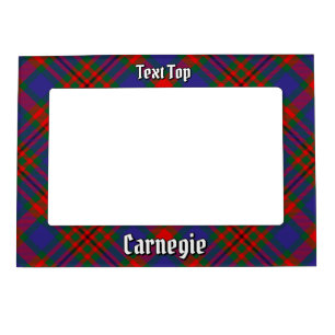 Clan Carnegie Tartan Magnetic Frame