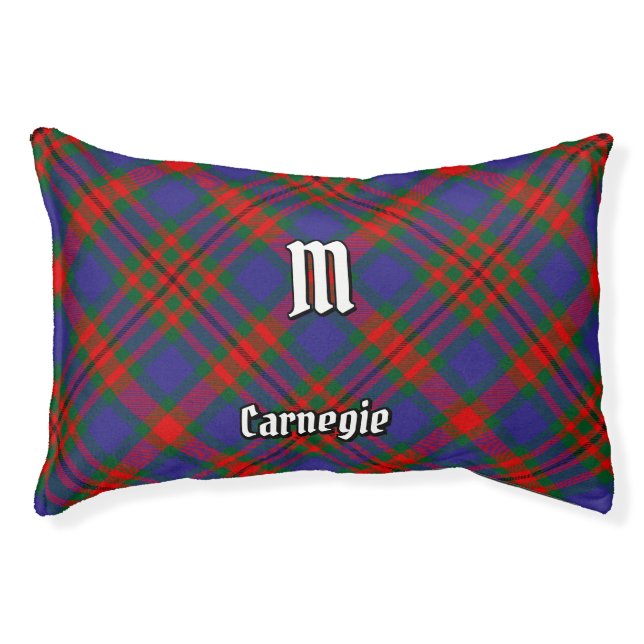 Clan Carnegie Tartan Pet Bed (Front)