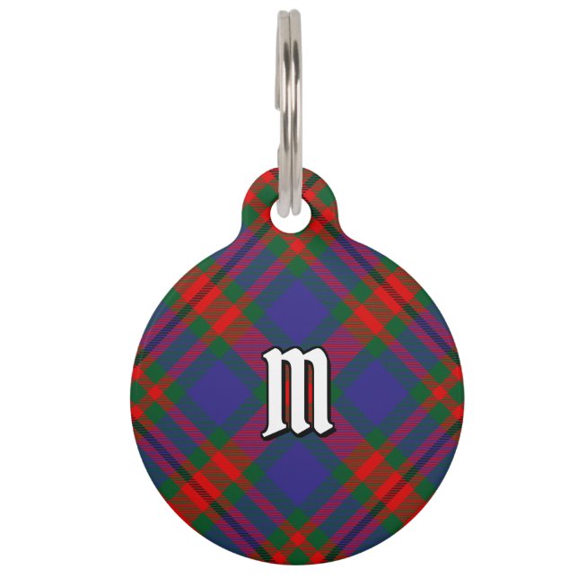 Clan Carnegie Tartan Pet ID Tag (Front)