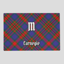 Clan Carnegie Tartan Placemat