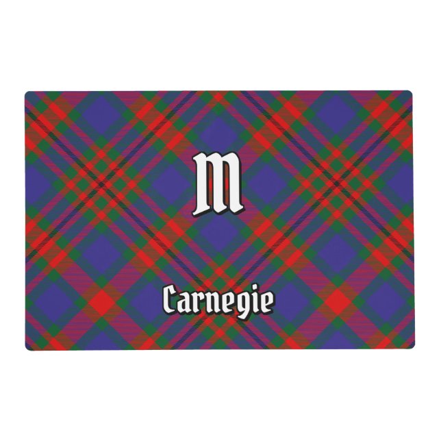 Clan Carnegie Tartan Placemat (Front)