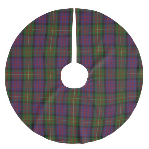Clan Carnegie Tartan Plaid Brushed Polyester Tree Skirt