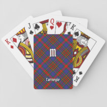 Clan Carnegie Tartan Poker Cards