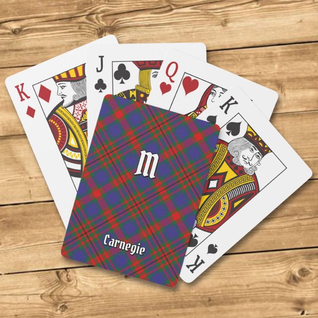 Clan Carnegie Tartan Poker Cards (Creator Uploaded)