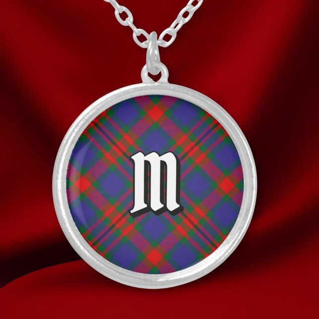 Clan Carnegie Tartan Silver Plated Necklace (Creator Uploaded)