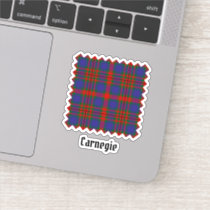 Clan Carnegie Tartan Sticker