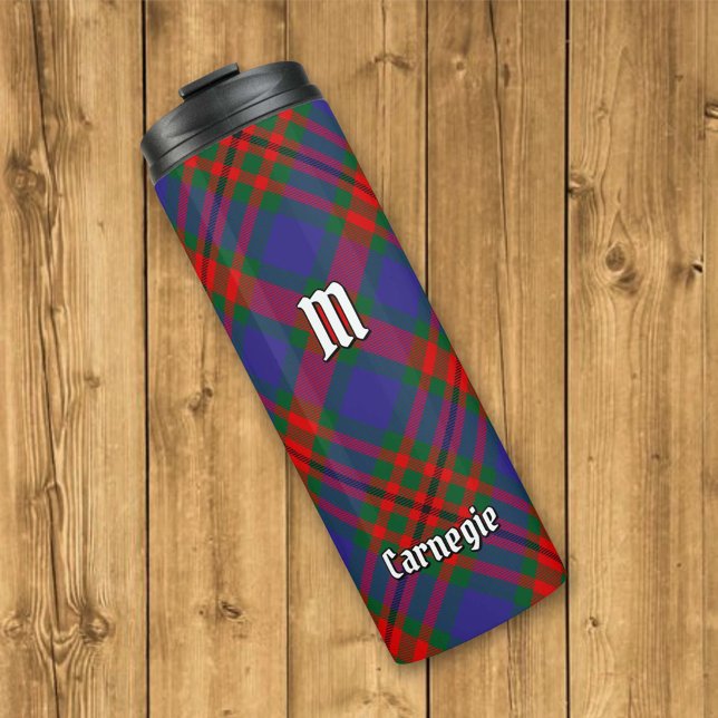 Clan Carnegie Tartan Thermal Tumbler (Creator Uploaded)