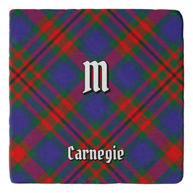 Clan Carnegie Tartan Trivet (Front)