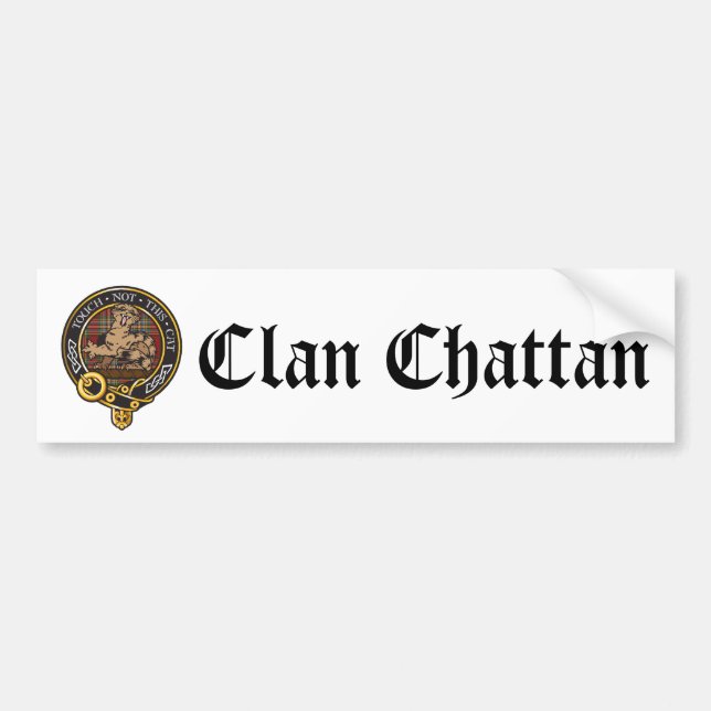 Clan Chattan Crest Bumper Sticker (Front)