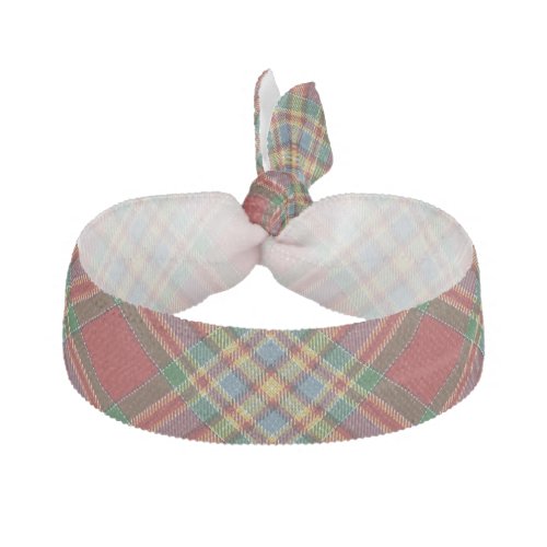 Clan Chattan Scottish Red Blue Yellow Green Tartan Elastic Hair Tie