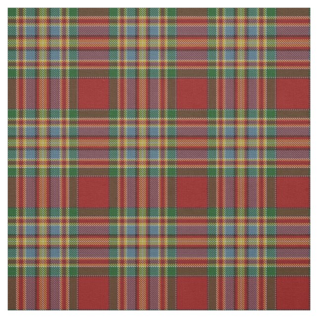 Clan Chattan Scottish Tartan Plaid Fabric (Swatch)