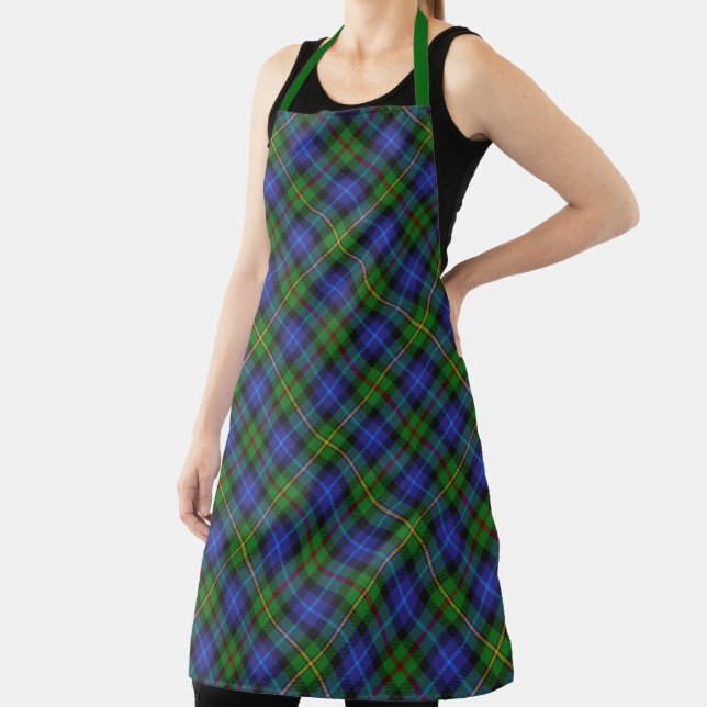 Clan Chef Smith Tartan Plaid Pattern Apron (Insitu)