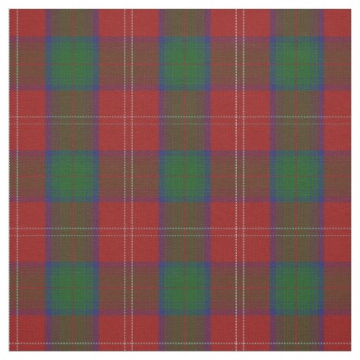Clan Chisholm Scottish Tartan Plaid Fabric