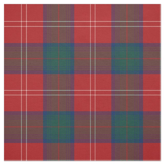 Clan Chisholm Tartan Fabric (Swatch)